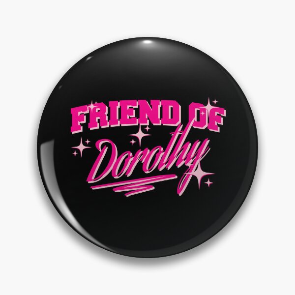 Item preview, Friend of Dorothy Pink Glitter Sparkle Pride Queer Slang Graphic designed and sold by RahniNM.