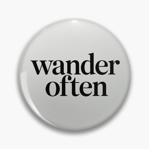 Item preview, Wander Often – Minimalist Travel Quote designed and sold by Jollys-ArtShop.