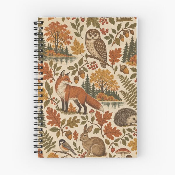 Item preview, Autumn composition with forest animals. designed and sold by elegantpaterns.