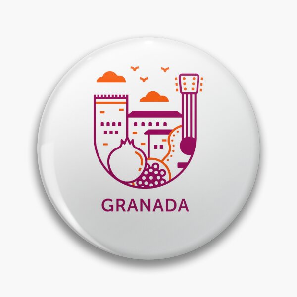Item preview, Granada, Alhambra and guitar designed and sold by JPD-Studio.