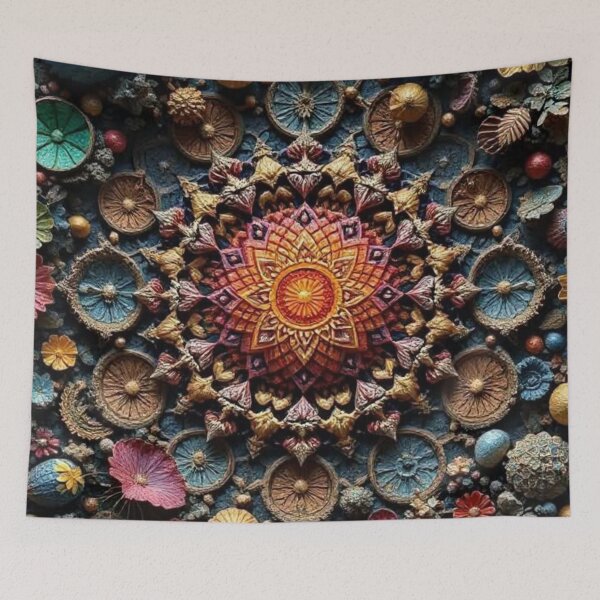 Item preview, ​Rustic Botanical Mandala  designed and sold by KingsArtworx 2.
