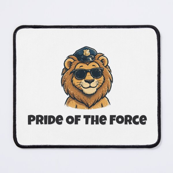 Item preview, Pride Of The Force Funny Lion Police Design designed and sold by Wild Shades.