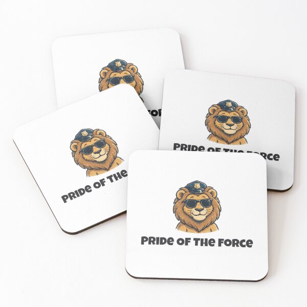 Item preview, Pride Of The Force Funny Lion Police Design designed and sold by Wild Shades.