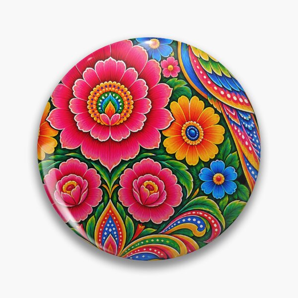 Item preview, Pakistani Truck Art Floral Birds Design designed and sold by ghazalamaa.