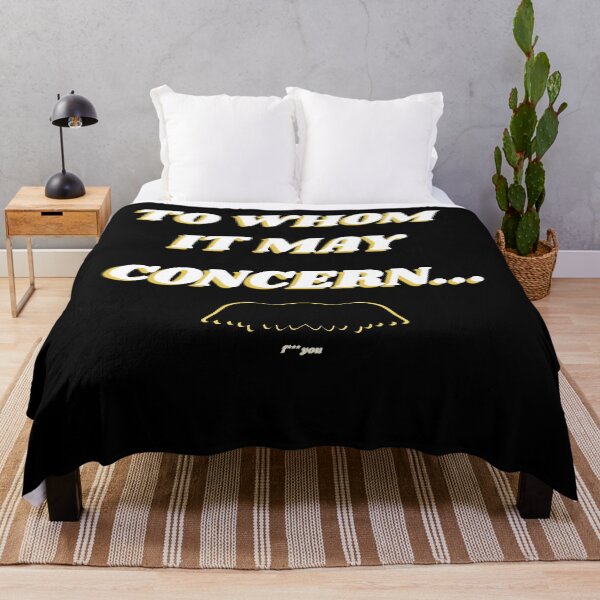 Item preview, To Whom It May Concern..., Funny Motorsport Quote & Radio Meme designed and sold by Annekkecreative.