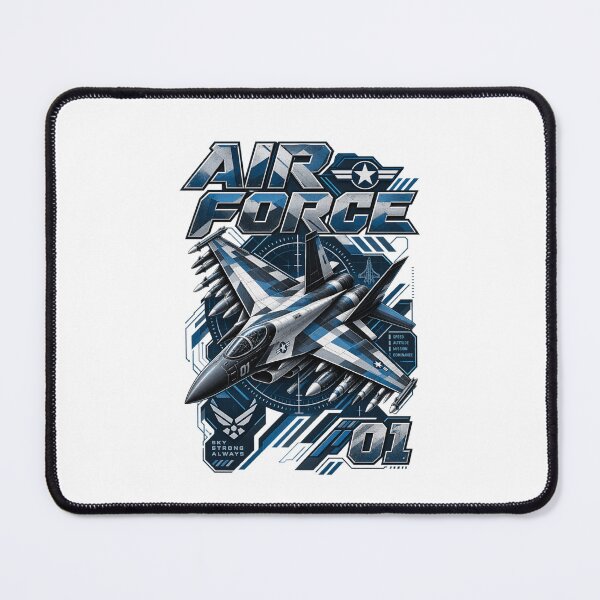 Item preview, Air Force 01 Futuristic Fighter Jet Military Aviation Design designed and sold by Cabrasco.