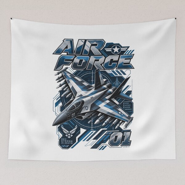 Item preview, Air Force 01 Futuristic Fighter Jet Military Aviation Design designed and sold by CABRA SHOP.