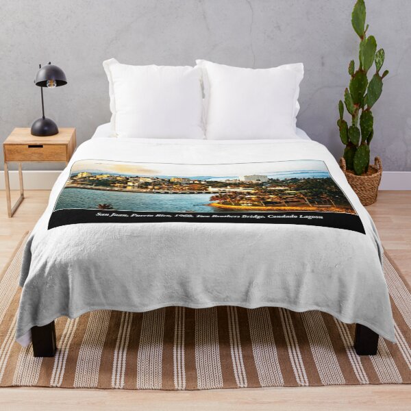 Item preview, San Juan, Puerto Rico, 1960, Two Brothers Bridge, Condado Lagoon designed and sold by AMacGPhilly.