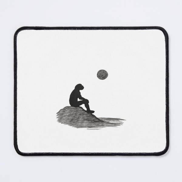 Item preview, Neanderthal Man Under the Moon designed and sold by PartoPala.