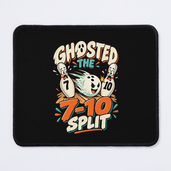 Item preview, Halloween Bowling Ghosted 7-10 Split Humor designed and sold by MOTIFOLK.