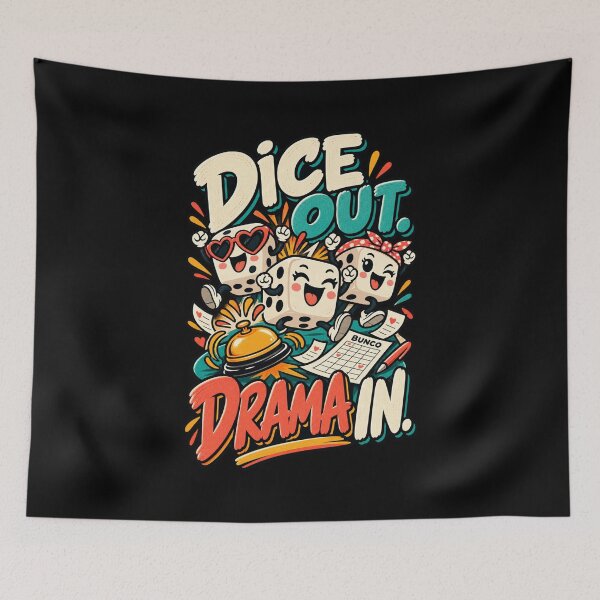 Item preview, Funny Bunco Night Dice Drama Game Humor designed and sold by MOTIFOLK.