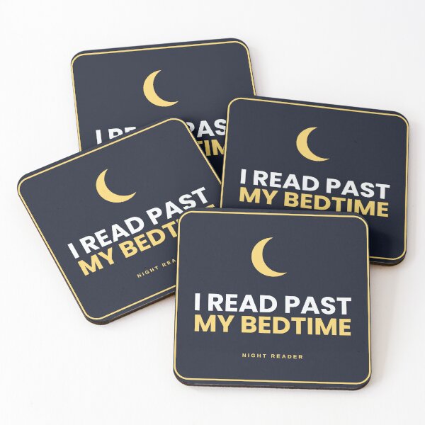 Item preview, I Read Past My Bedtime Book Lover Sticker Night Reader Gift designed and sold by Coco Zone .