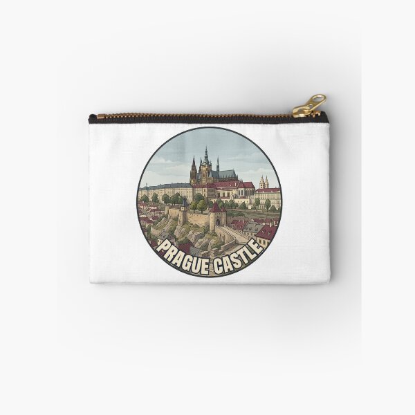Item preview, Prague Castle Travel Badge – Czech Republic Vintage Souvenir designed and sold by DesignMaxa.