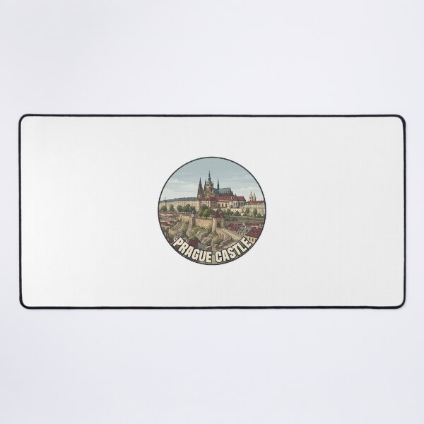 Item preview, Prague Castle Travel Badge – Czech Republic Vintage Souvenir designed and sold by DesignMaxa.