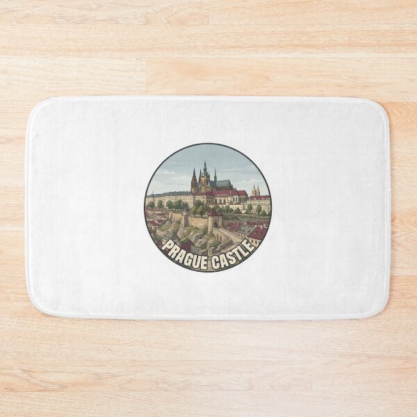 Item preview, Prague Castle Travel Badge – Czech Republic Vintage Souvenir designed and sold by DesignMaxa.