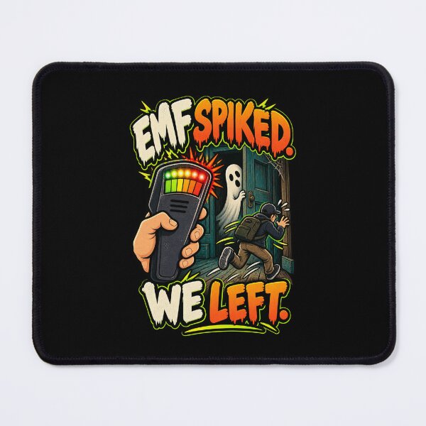 Aperçu de l'œuvre Ghost Hunting EMF Spike Paranormal Humor créée et vendue par MOTIFOLK.