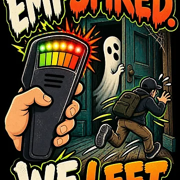 Aperçu de l'œuvre Ghost Hunting EMF Spike Paranormal Humor de MOTIFOLK