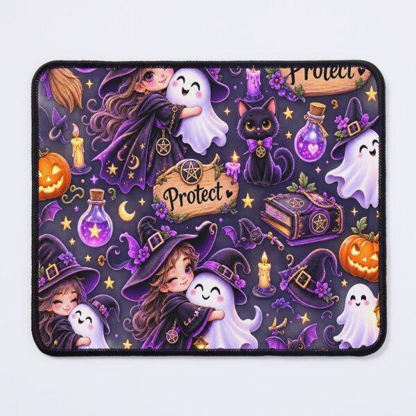 Item preview, Cute witch ghost pattern designed and sold by urbanshop7.