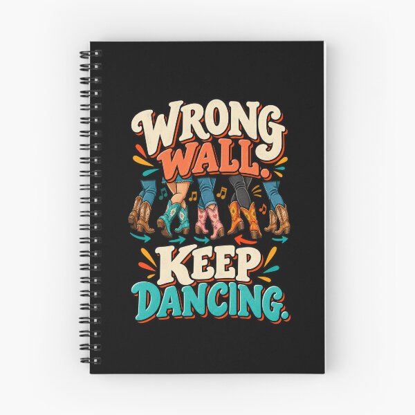 Item preview, Line Dancing Wrong Wall Country Dance Humor designed and sold by MOTIFOLK.