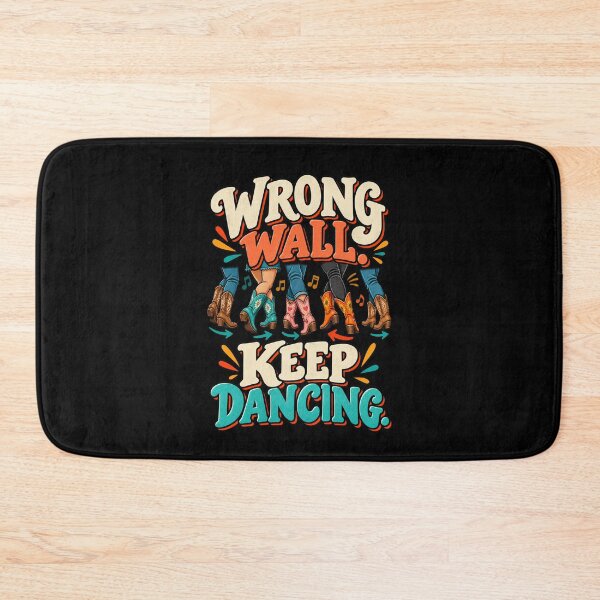 Item preview, Line Dancing Wrong Wall Country Dance Humor designed and sold by MOTIFOLK.