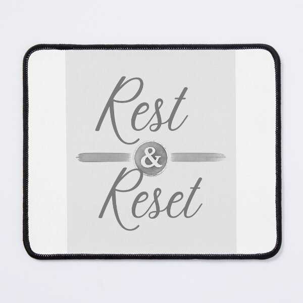 Item preview, Rest and Reset typography designed and sold by Creative photos and art.