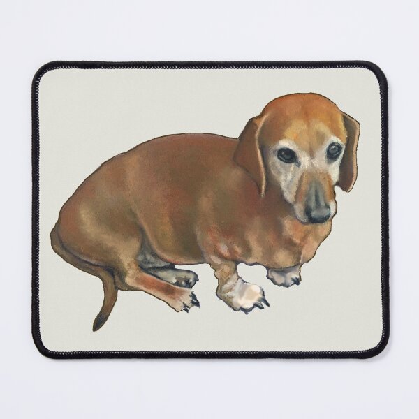 Item preview, Cute Little Dachshund Pup, Pastel Art, Animal designed and sold by JoyfulWhimsy.
