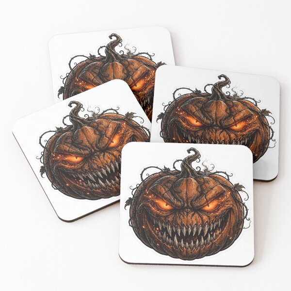 Item preview, Scary Evil Pumpkin Halloween — Sinister Jack-O-Lantern Horror Design designed and sold by BoldcreationsM.