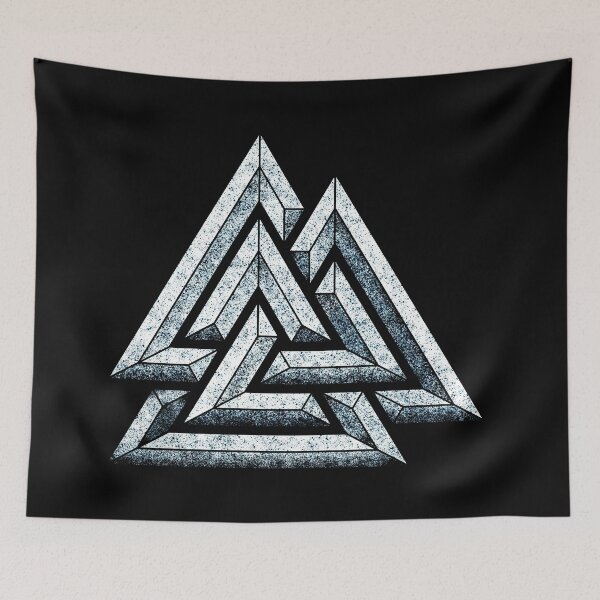 Aperçu de l'œuvre Valknut - symbole de protection nordique créée et vendue par Faust-ART.