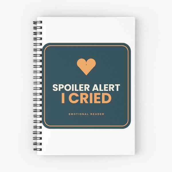 Item preview, Spoiler Alert I Cried Funny Reader Sticker Book Lover Gift designed and sold by Coco Zone .
