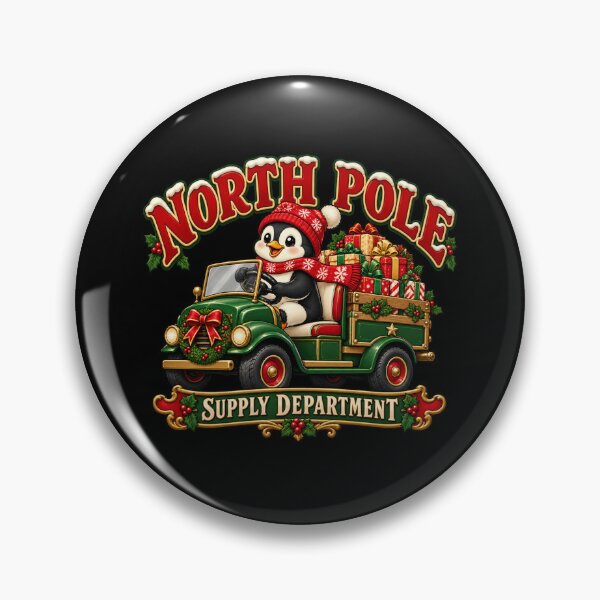 Item preview, Penguin's North Pole Delivery Cart designed and sold by Side Quest Co..