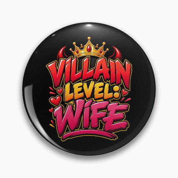 Aperçu de l'œuvre My Favorite Villain is My Wife Funny Quote créée et vendue par DarkRelicStudio.