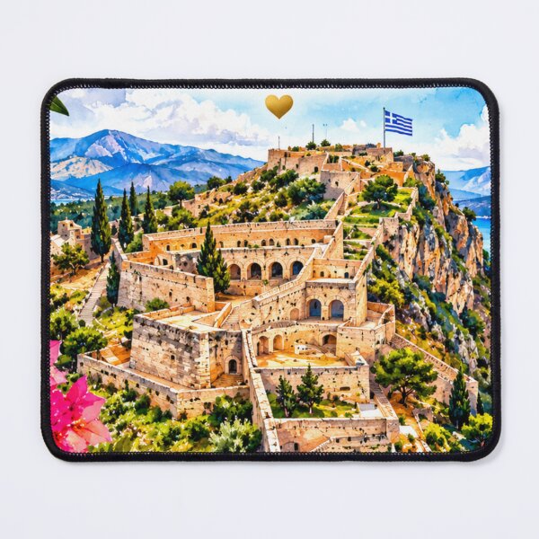 Item preview, Nafplio Greece Mediterranean Travel Vintage Style designed and sold by GusiaTreasures.