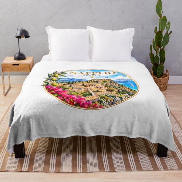 Item preview, Nafplio Greece Mediterranean Travel Vintage Style designed and sold by GusiaTreasures.