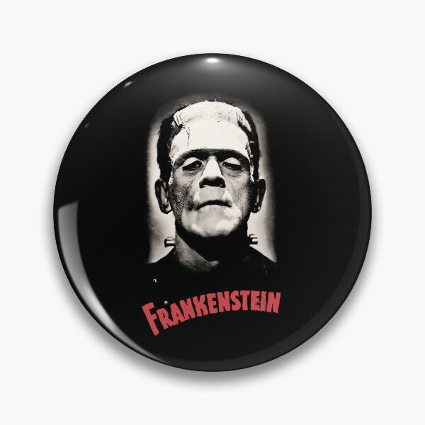 Item preview, Frankenstein Monster Portrait, Vintage Black and White Horror Graphic designed and sold by Krasnovaovaova.