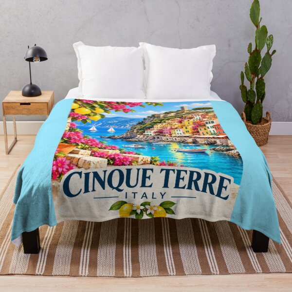 Item preview, Cinque Terre Italy Coastal Art Italian Riviera designed and sold by GusiaTreasures.