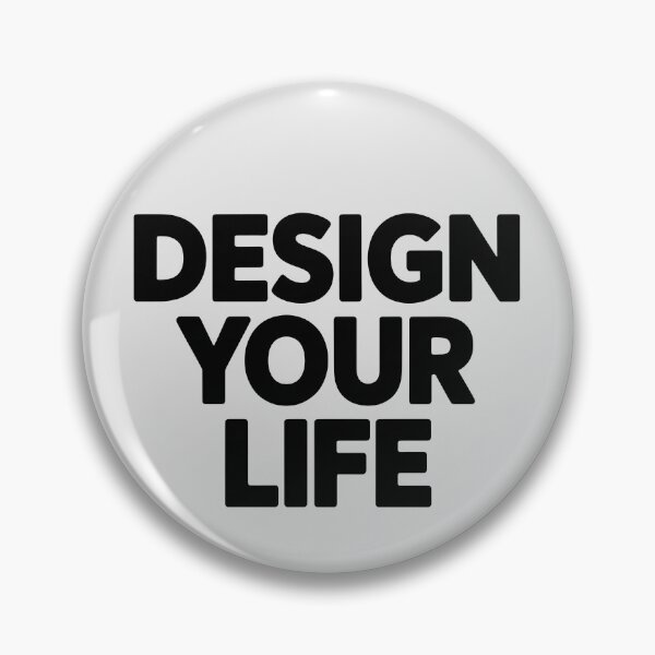 Item preview, DESIGN YOUR LIFE – Minimalist Inspirational Quote designed and sold by Jollys-ArtShop.