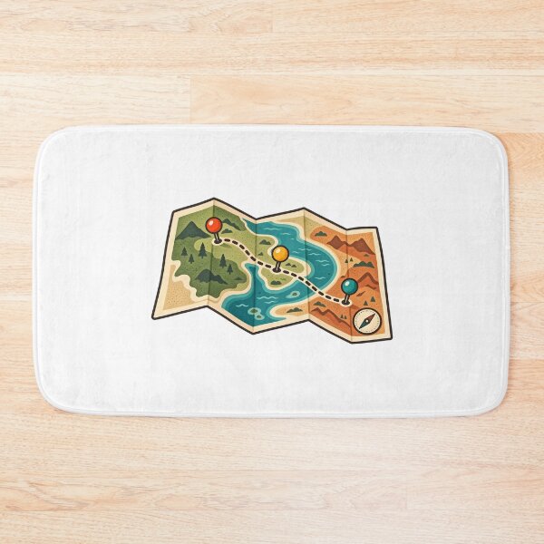 Item preview, Travel Memory Map With Pins designed and sold by Philippa Shop.