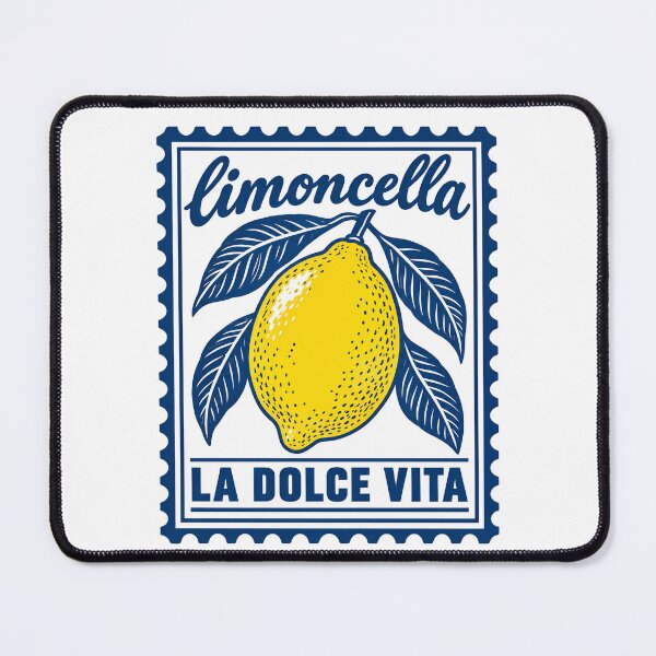 Item preview, Limoncella La Dolce Vita Italian Lemon Postage Stamp designed and sold by Lolik Designs.