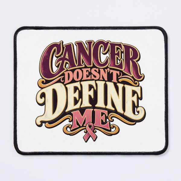 Item preview, Cancer Doesn't Define Me Retro Awareness designed and sold by Aseel Studio.
