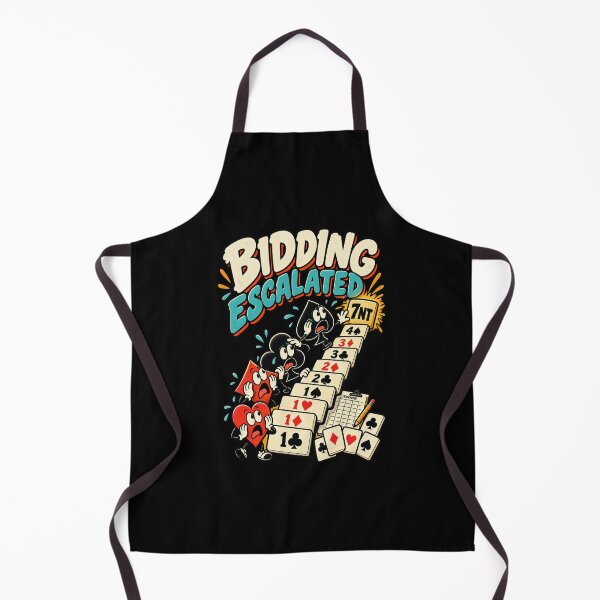 Item preview, Funny Bridge Game Bidding Escalated Humor designed and sold by MOTIFOLK.