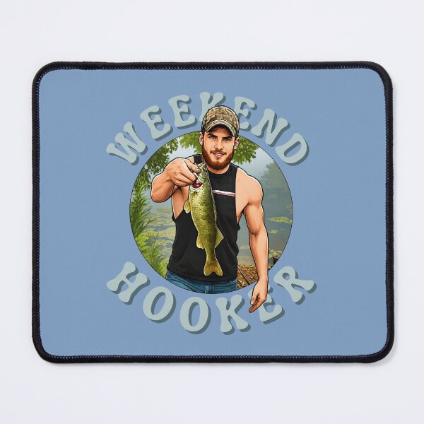 Item preview, Weekend Hooker Fishing Outdoors Sports Pun Graphic designed and sold by RahniNM.