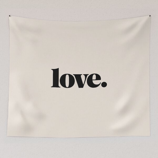 Item preview, love. – Minimalist Love Typography designed and sold by Jollys-ArtShop.
