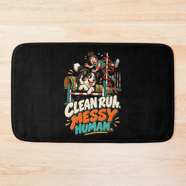 Item preview, Funny Dog Agility Clean Run Handler Humor designed and sold by MOTIFOLK.