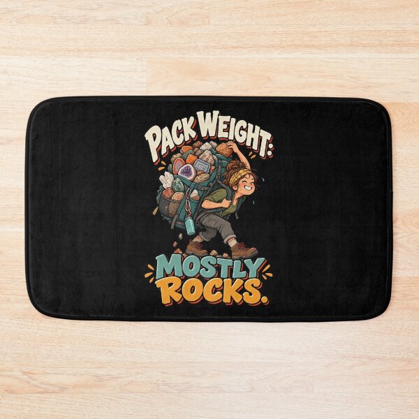 Item preview, Funny Rockhounding Rock Collector Pack Weight Humor designed and sold by MOTIFOLK.