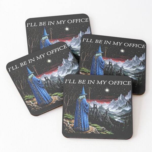 Item preview, I'll Be In My Office Fantasy Wizard Meme designed and sold by Darkifun.