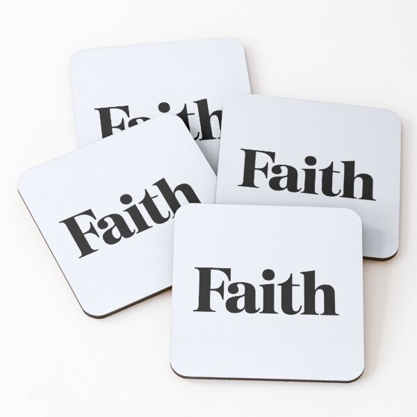 Item preview, Faith. – Minimalist Inspirational Quote designed and sold by Jollys-ArtShop.