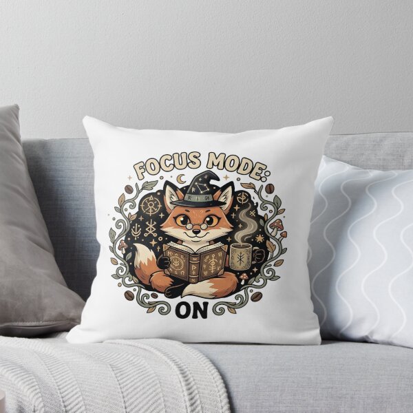 Item preview, Focus Mode On Wizard Fox Illustration designed and sold by BetweenForms.