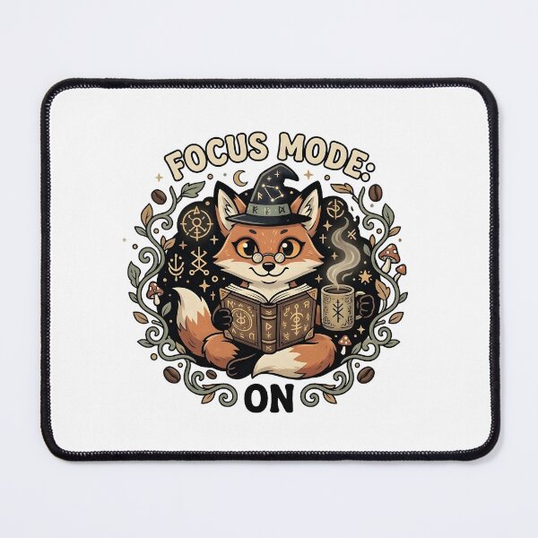 Item preview, Focus Mode On Wizard Fox Illustration designed and sold by BetweenForms.