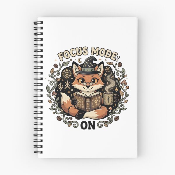 Item preview, Focus Mode On Wizard Fox Illustration designed and sold by BetweenForms.
