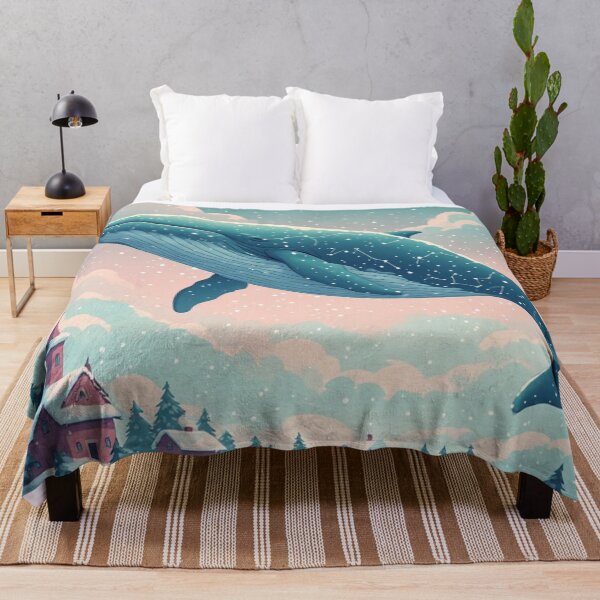 Item preview, Cosmic Snow Whale Dreamy Winter Fantasy Art designed and sold by AWADHESH CHAURASIA.